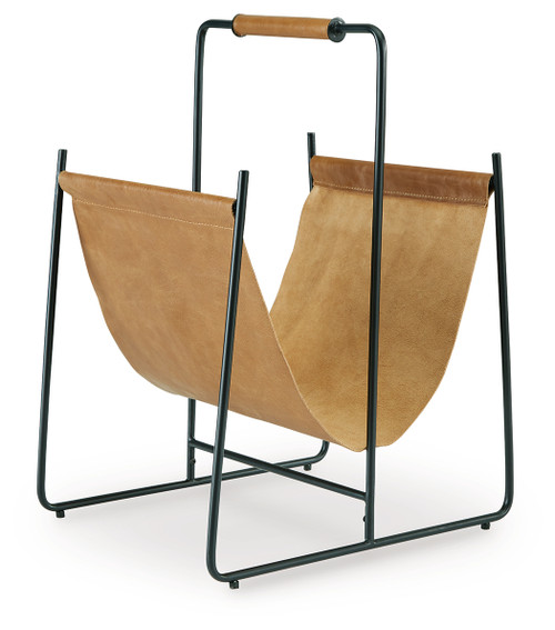 Faronworth - Brown/Black - Magazine Rack (A4000668) by Ashley