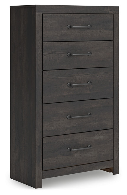 Hollivern - Dark Gray - Chest of Drawers (PCB2108-46) by Ashley
