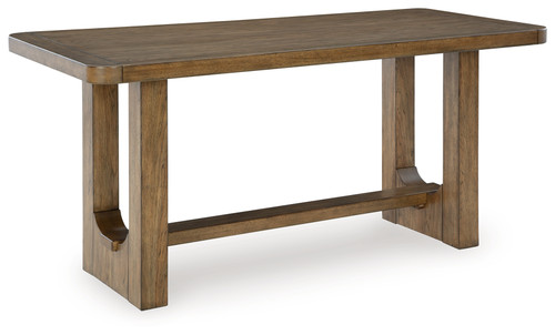 Cabalynn - Light Brown - Counter Height Dining Table (D974-13) by Ashley
