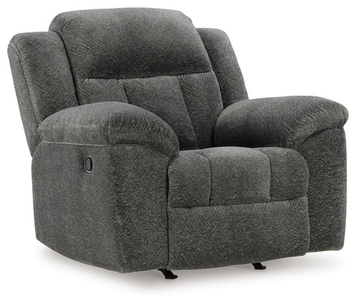 Frohn - Graphite - Recliner (3740625) by Ashley