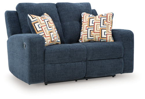 Danum - Ink - Reclining Loveseat (3880686) by Ashley