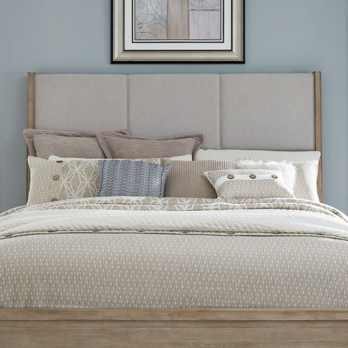 Brentwood - Sandstone - Queen Uph Panel Headboard (789-BR13HU) by Liberty Furniture