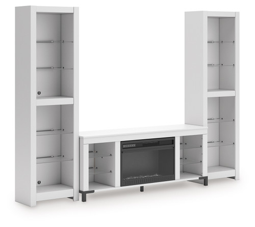 Brollevi - White - 3-Piece Entertainment Center (W2722W1) by Ashley