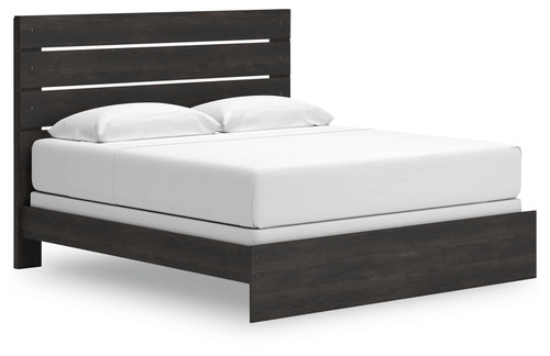 Hollivern - Dark Gray - King Panel Bed (PCB2108B8) by Ashley