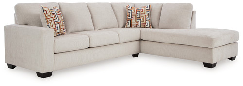 Aviemore - Stone - 2-Piece Sectional with Chaise (24305S2) by Ashley