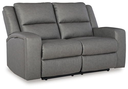 Brixworth - Slate - Reclining Loveseat (6910686) by Ashley