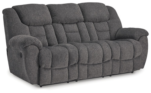 Foreside - Charcoal - Reclining Sofa (3810488) by Ashley