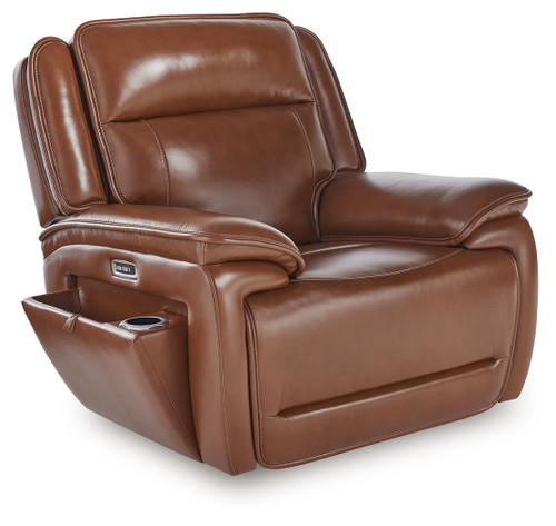Healy Pier - Chocolate - Power Recliner (U1120413) by Ashley