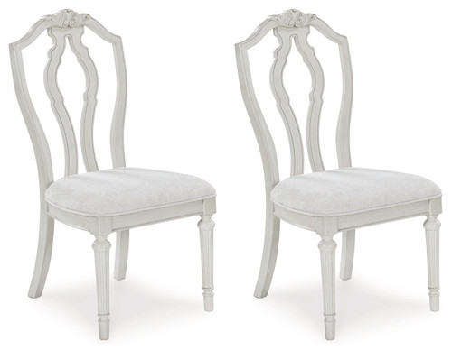 Montelaine - Antique White - Dining Chair (Set of 2) (D795-01) by Ashley