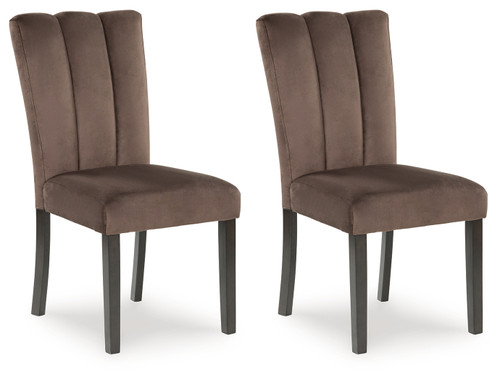 Jeshina - Mocha - Dining Chair (Set of 2) (PCD581-01) by Ashley