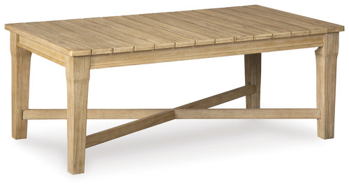 Carter Hall - Beige - Outdoor Coffee Table (P601-701) by Ashley