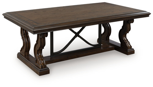 Maylee - Dark Brown - Coffee Table (T647-1) by Ashley
