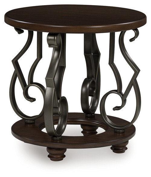 Frallyn - Dark Brown - End Table (T623-6) by Ashley