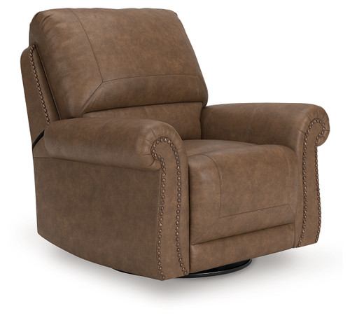 Chasemore - Earth - Swivel Glider Recliner (PC5590261) by Ashley