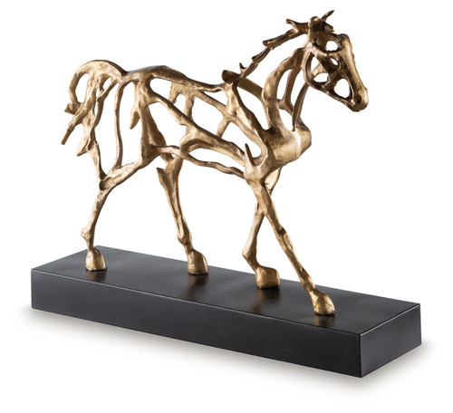 Grainville - Antique Gold Finish - Sculpture (A2000774) by Ashley