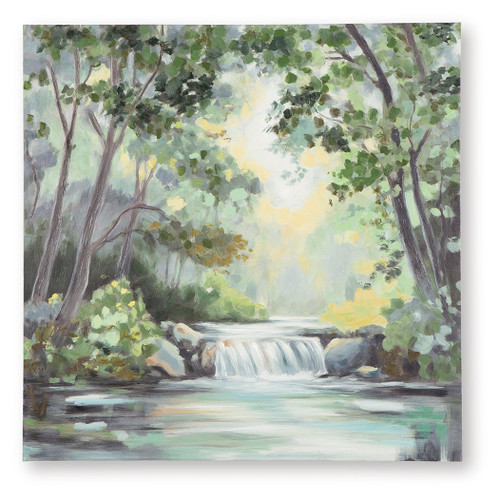 Evermaddick - Green/Gray/White - Wall Art (A8000455) by Ashley