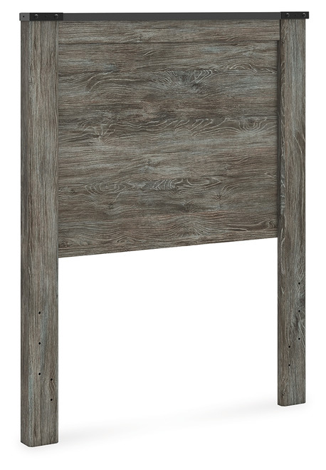 Frandern - Gray - Twin Panel Headboard (B4480-53) by Ashley