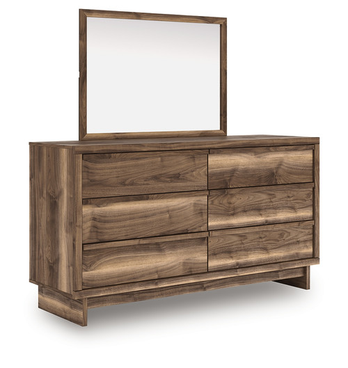 Chirason - Brown - Dresser and Mirror (PCB3367B1) by Ashley