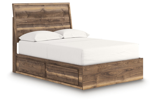 Chirason - Brown - Full Panel Bed with Storage (PCB3367B28) by Ashley