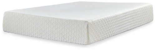 Chime 12 Inch Memory Foam - White - Full Mattress in a Box (M72721) by Ashley