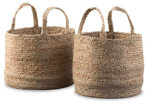 Brayton - Natural - Basket (Set of 2) (A2000094) by Ashley
