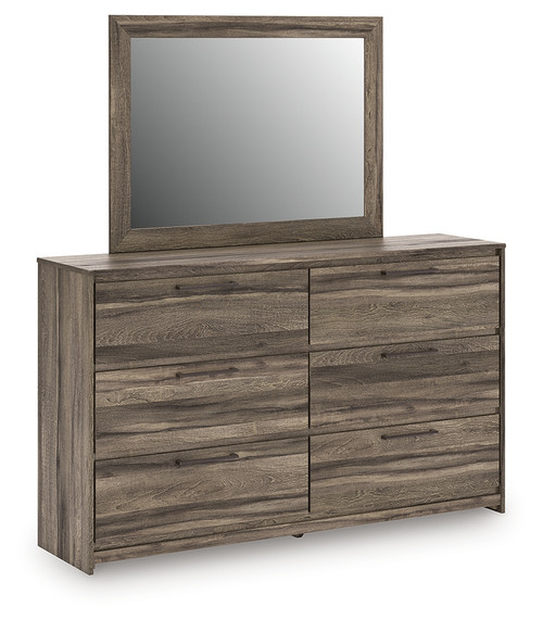 Elbrim - Brown - Dresser and Mirror (PCB2005B1) by Ashley