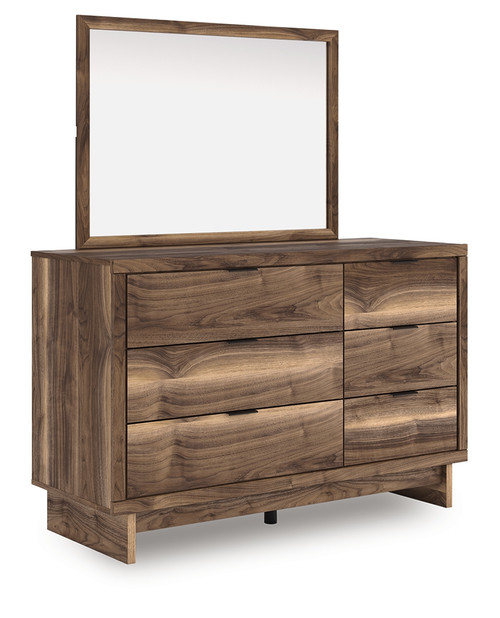 Chirason - Brown - Dresser and Mirror (PCB3367B20) by Ashley
