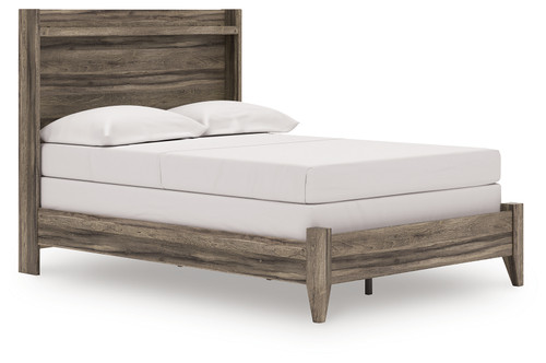 Elbrim - Brown - Full Panel Bed (PCB2005B8) by Ashley