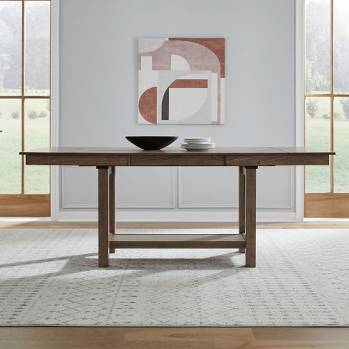 Brook Bay - Sandstone - Gathering Trestle Table Set (182WT-CD-GTTS) by Liberty Furniture Brook Bay - Sandstone - Gathering Trestle Table Set (182WT-CD-GTTS) by Liberty Furniture
