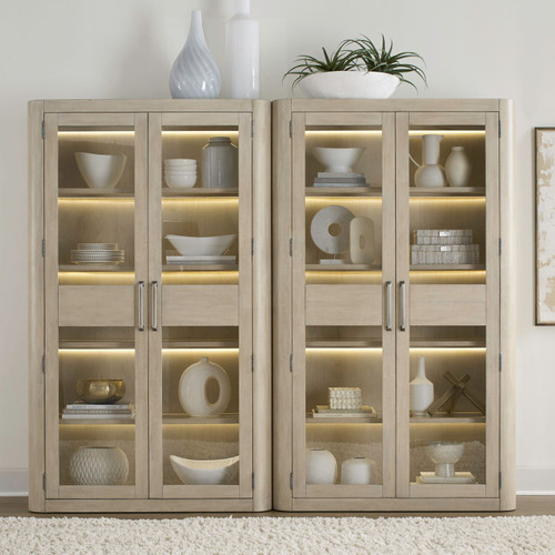 South Bend - Cloud White - 2 Piece Bunching Cabinet Set (306W-DR-2BC) by Liberty Furniture South Bend - Cloud White - 2 Piece Bunching Cabinet Set (306W-DR-2BC) by Liberty Furniture