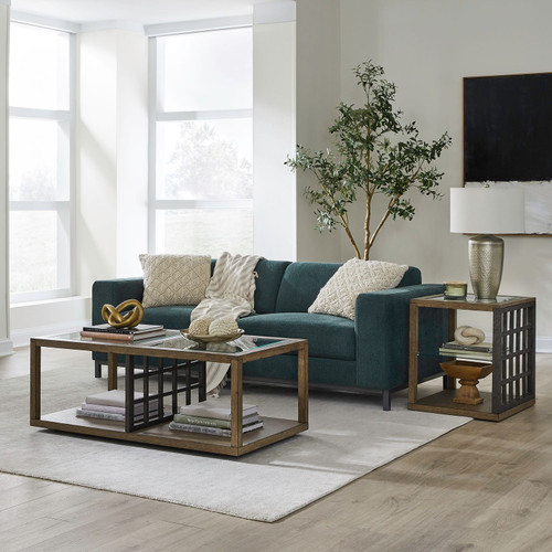 Bayhill Trellis - Honey w/ Black Metal Accents - 3 Piece Set (525-OT-3PCS) by Liberty Furniture