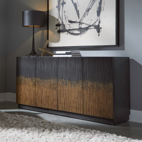 Fiore - Satin Espresso - 4 Door Accent Cabinet (2231-AC1000) by Liberty Furniture