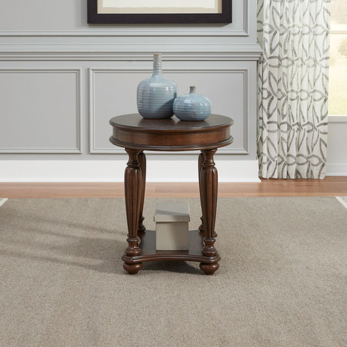 Allington - Satin Sienna - Oval End Table (418-OT1020) by Liberty Furniture