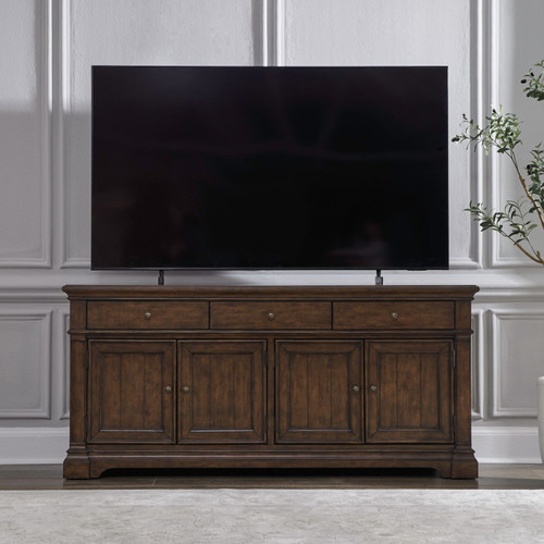 Arden Road - Satin Cherry - 74 Inch TV Console (512-TV74) by Liberty Furniture