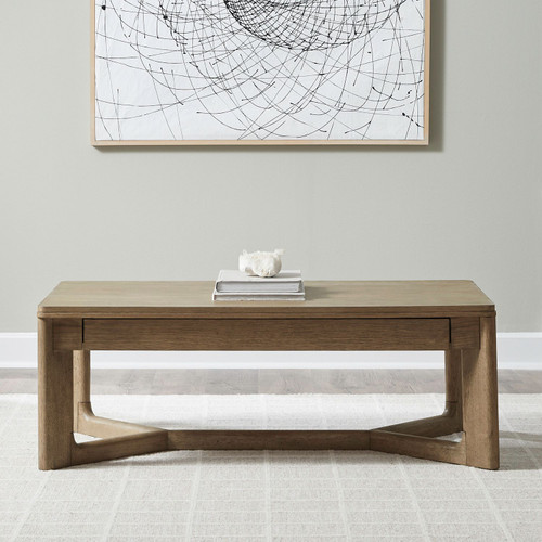 Ballentine - Weathered Bronze - Rectangular Cocktail Table (536-OT1010) by Liberty Furniture