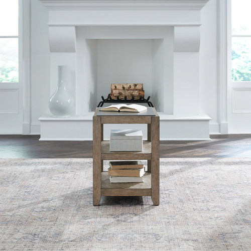 Millstone - Nutmeg - Chairside Table (922-OT1021) by Liberty Furniture