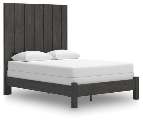 Fraluna - Charcoal - Queen Panel Bed (PCB3370B2) by Ashley