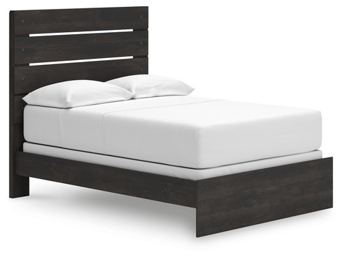 Hollivern - Dark Gray - Full Panel Bed (PCB2108B12) by Ashley