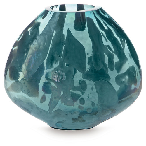 Cartshaw - Iridescent Teal - Vase (A2000738) by Ashley