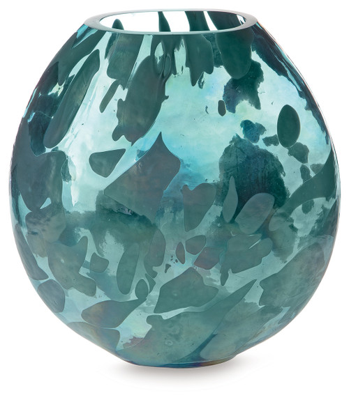 Cartshaw - Iridescent Teal - Vase (A2000739) by Ashley