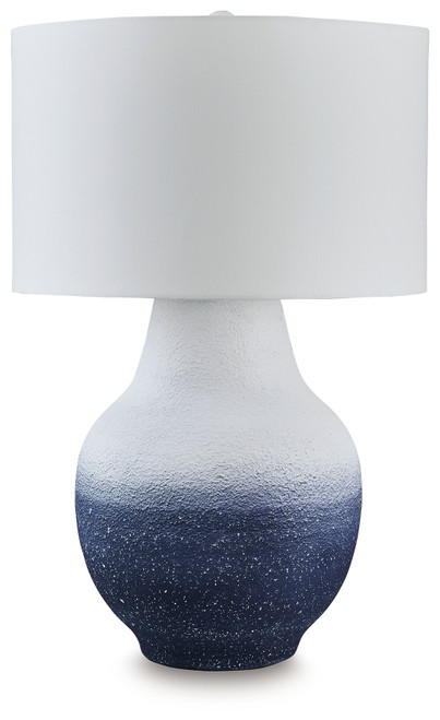 Dashland - White/Navy - Table Lamp (L207514) by Ashley