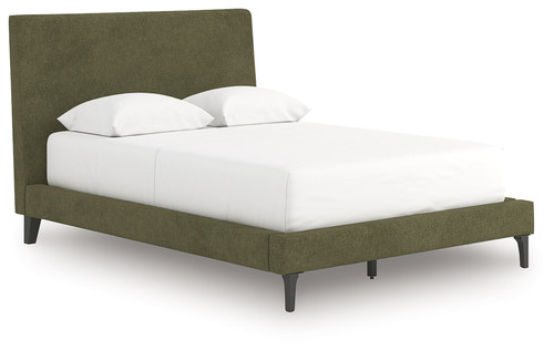 Chirason - Sage Green - Full Upholstered Bed with Roll Slats (PCB3367-72) by Ashley