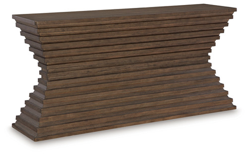 Hannodream - Warm Brown - Sofa Table (T821-4) by Ashley