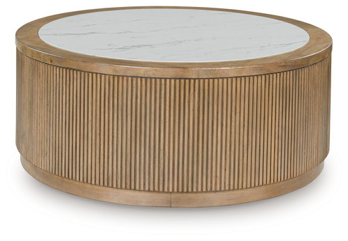 Camdill - Light Brown/White - Coffee Table (T808-8) by Ashley