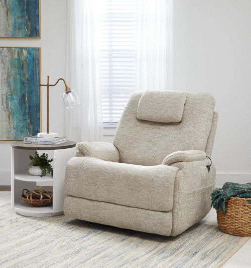 Zecliner Model 2+ - Shell - Power Lift Recliner with Power Headrest, Lumbar, Heat & Massage