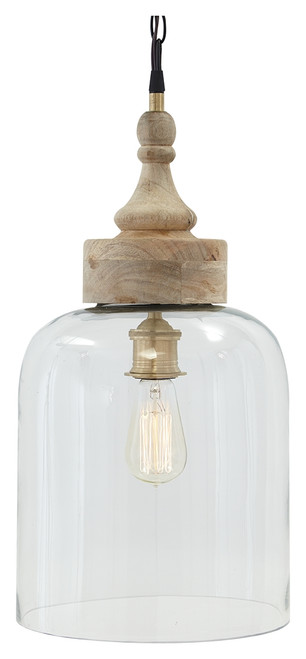 Faiz - Transparent - Pendant Light (L000148) by Ashley
