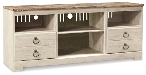 Willowton - Whitewash - 64" TV Stand (W267-68) by Ashley