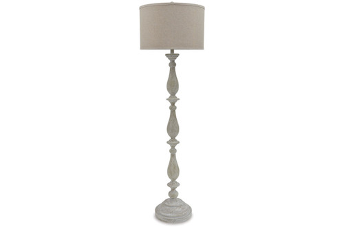 Bernadate Whitewash Floor Lamp (L235341) by Ashley