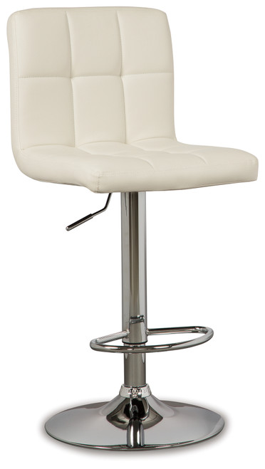 Bellatier - Bone - Adjustable Height Bar Stool (Set of 2) (D120-230) by Ashley