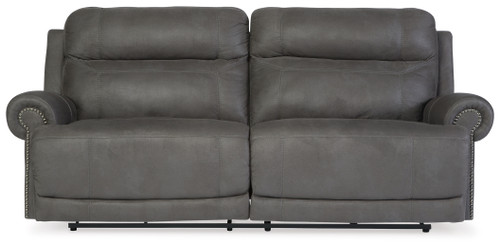 Austere - Gray - Reclining Sofa (3840181) by Ashley